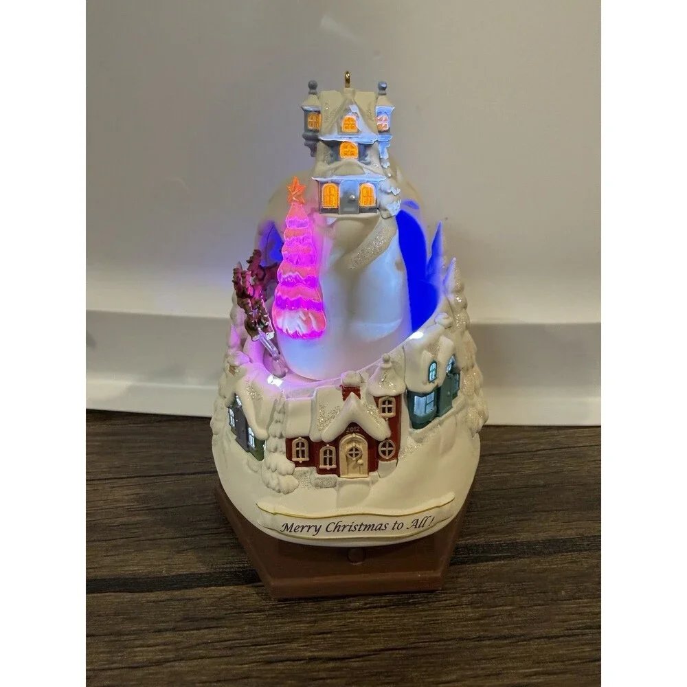 Vintage  Hallmark Keepsake Ornament  2012  Merry Christmas To All! QXG4501